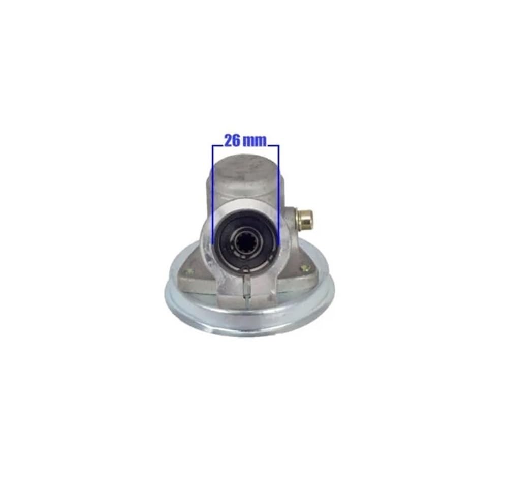 Reductor de Caja de Engranajes for Cabezal de desbrozadora de 26 mm y 9 estrías, Compatible con 52 CC, 5 en 1