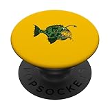 Tauche ein in die Finsternis der Meere mit unserem einzigartigen Design. Der Laternenfisch wird zum Zombiefisch, und jedes Detail fängt die schaurige Essenz dieses Unterwasserabenteuers ein.