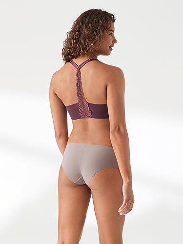 Image of True & Co Women's True Body Triangle Lace Racerback Bra