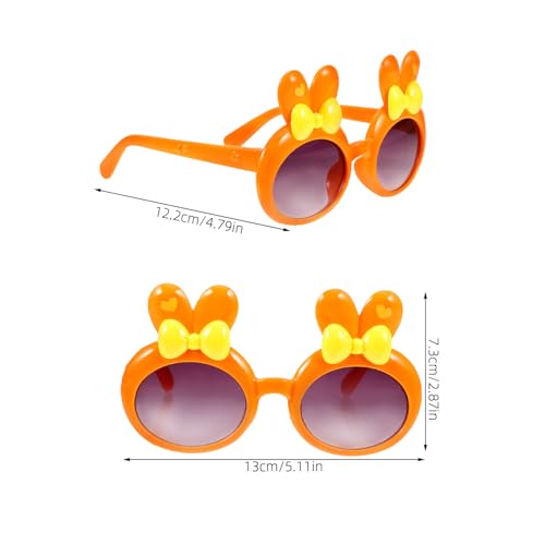 ibasenice Óculos De Coelho Óculos De Sol Com Orelha De Coelho Óculos De Sol Infantis Engraçados Ócul