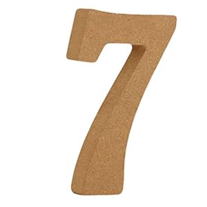 Generic Pappmaché Buchstaben Pappe Zahlen-Box (7)