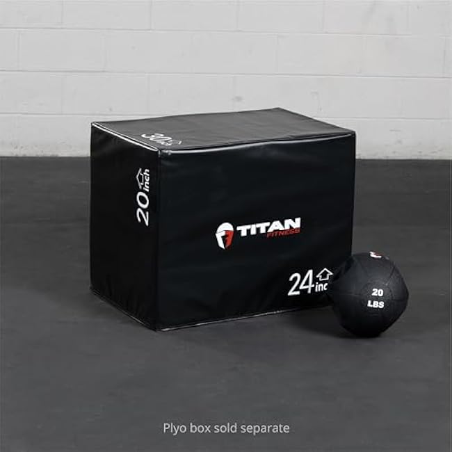Titan Fitness Dual Grip Medicine Ball 20 lb.
