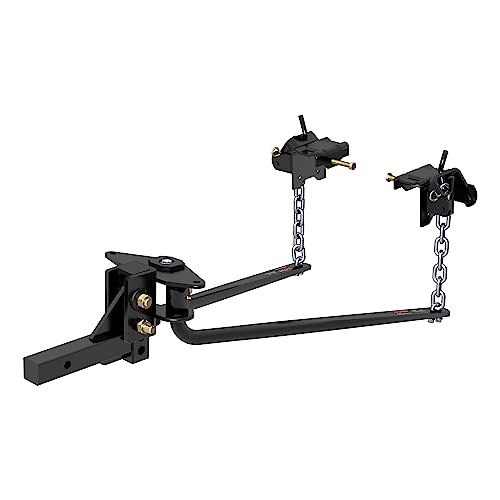 CURT 17057 Round Bar Weight Distribution Hitch with Integrated...