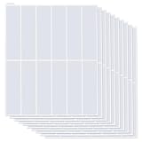 OLYCRAFT 10 Blatt Wandfliese Zum Abziehen Und Aufkleben 29x23cm Weiß 3D Fliesen Zum Aufkleben Küchenrückwandfliesen Selbstklebende Rechteckige Wandfliese Für Küche Badezimmer Schlafzimmer