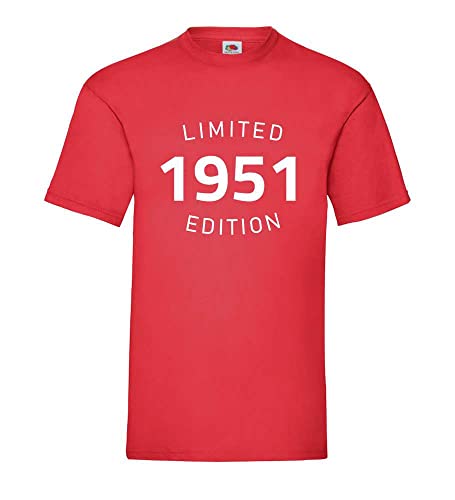 T-shirt 1951 Limited Edition pour homme rouge taille XXXL