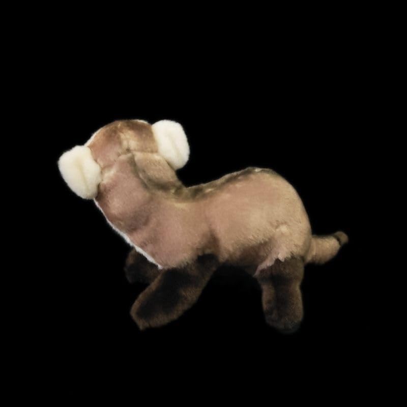 Peluche furet à pattes noires, adorable poupée pour réchauffer les cœurs - 4
