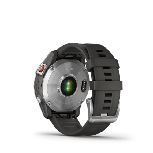 Image of Garmin epix Gen 2, Premium Active smartwatch, Touchscreen AMOLED Display, Adventure Watch with Advanced Features, Slate Steel (Renewed)