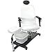 White Hydraulic Pedicure Station Adjustable Easy to Clean with Bubble Massage Footbath Salon Spa Beauty Equipment