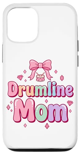 Drumline Mom �s���N ���{�� �L���[�g �}�[�`���O �o���h �h���}�[ �X�}�z�P�[�X iPhone 12/12 Pro �p