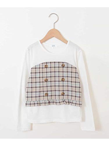 (アーヴェヴェ) a.v.v ［100-130］【洗える】チェックビスチェツキカットソー［WEB限定サイズ］ KJKEJ02029 110...