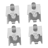 NUOBESTY 4piezas Ganchos Para Estante De Refrigerador Clips De Acero Inoxidable...