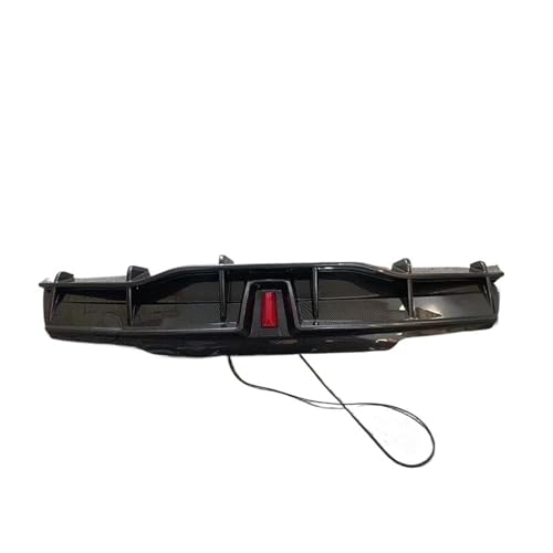 Kit de carrosserie for pare-chocs arrière Tesla, Model Y/Model 3, diffuseur, becquet, spoiler, noir carbone, accessoires de réglage, 2016-2023(Model Y Carbon Color)