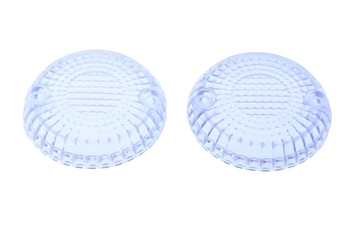 AVDB-moto Cabochons/Vitres/Caches Clignotants Avant compatible avec YAMAHA XVS 1300 MIDNIGHT STAR 2007-13, XV/XVR 950 BOLT 2014-2017, MIDNIGHT STAR 1900...