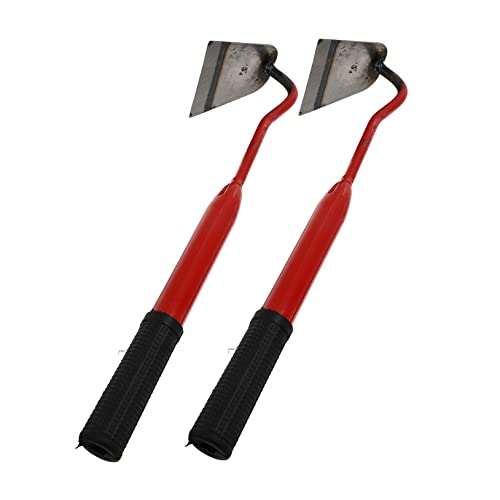 YARNOW 2stücke Gartenhacke Handwerkzeuge Für Unkrautjäten Erde Lockern Und Pflanzenpflege Tragbare Gartenwerkzeuge Für Gemüse Und Blumen Kleine Handhacken
