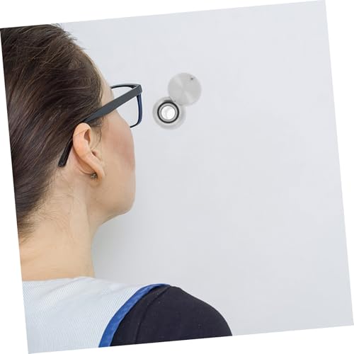 Mirilla de puerta de ángulo amplio KALLORY de latón macizo con cubierta giratoria de privacidad resistente para mayor seguridad compatible con puertas gruesas para uso en hogar y oficina miniatura 6