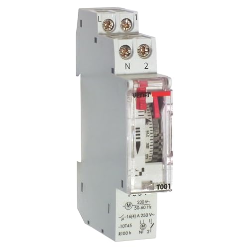 VEMER VE786900 T001 - Interrupteur Horaire Électromécanique, Minuterie avec Programmation...