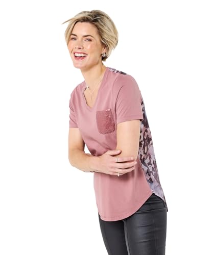 T-Shirt Femme Rose Joe Browns avec Dos Tissé Chic