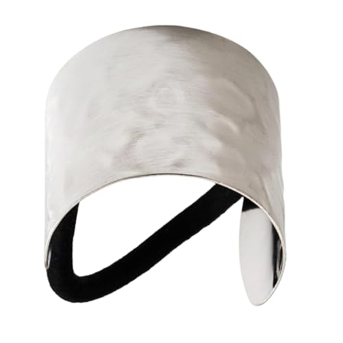 Puños de metal con forma de cola de caballo, puño de metal para el pelo, gomas elásticas geométricas para el pelo | Exquisito accesorio de cuerda para el pelo, para madre