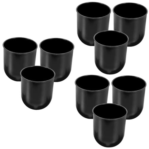 Image of Zerodeko 9pcs Plastic Toilet Brush Holder Base Bathroom Cleaning Cup Easy to Clean and Modern Household Accessory for Toilets and Showers