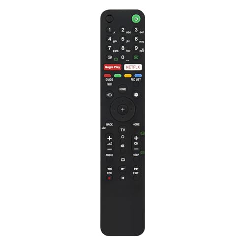 Mando a Distancia por Infrarrojos IR de Repuesto RMF-TX500E, Fit for Sony TV KD-55XH90 KD-65XH90 KD-75XH90 KD-85XH90 KD-55XH9005 KD-65XH9005 KD-75XH9005 KD-55XH9077 KD-65XH9077 KD-55XH9096 KD-65XH92