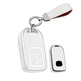 Diseño científico: todos los botones, puertos y sensores permanecen sin restricciones. No afecta a la sensibilidad de los botones y la transmisión de señal. Es fácil de instalar esta funda para llaves.