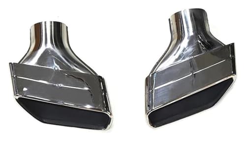 Tubo de escape para BMW G30 G31 silenciador de acero inoxidable plateado