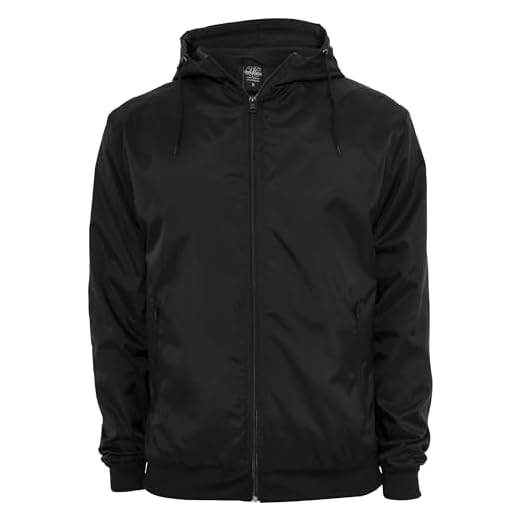 Urban Classics Windbreaker, Chaqueta, Hombre, Negro, 4XL