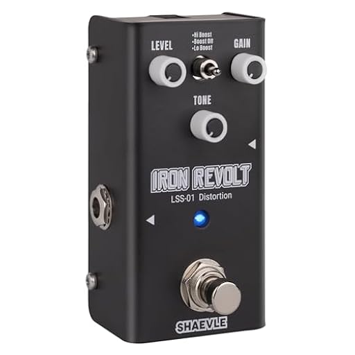 SHAEVLE Pedal de distorsión para guitarra - Circuito totalmente analógico con 3 tonos de distorsión, bypass real y tamaño compacto para guitarristas IRON REVOLT (Distortion) | Ya disponible en tu tienda friki favorita! En mundofriki.es! SHAEVLE Pedal de distorsión para guitarra - Circuito totalmente analógico con 3 tonos de distorsión, bypass real y tamaño compacto para guitarristas IRON REVOLT (Distortion) | Ya disponible en tu tienda friki favorita! En mundofriki.es!