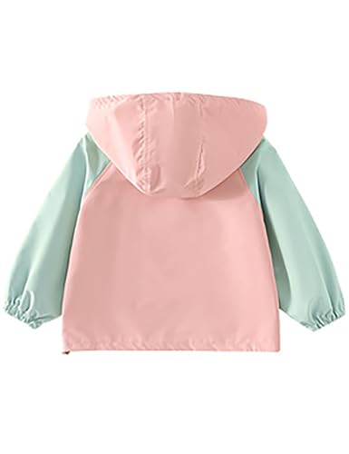 2-12Years Toddler Little Big Girls Boys Hooded Outerwear Jacket Butterfly Embroidery Print Coat Zip-Up Spring Autumn2