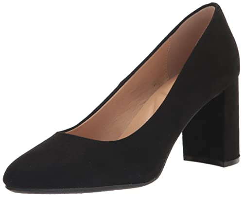Chinese Laundry Lofty, Bomba Mujer, Piel de Terciopelo Negro, 39 EU Ancho