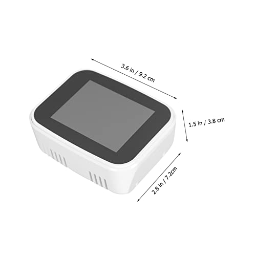 HANABASS 1 Set Sensor Witte Monitor Meten En In Temperatuur Lucht Gas Kantoor - Multifunctioneel Voor Digitale Dioxide… - Afbeelding 7