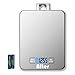 Digital Kitchen Scale Multi-Function Food Scale, 11 lb / 5 kg, Silver, Stainless Steel (Batteries Included)