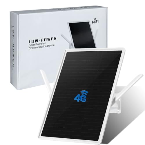 LCLCTEK® Solare Senza Fili Router 4G LTE supporto sim, Modem