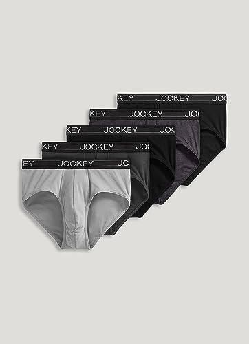 Jockey Men's Underwear Lightweight Cotton Blend Brief - 5 Pack4