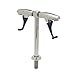 T&S Brass B-1215-12 12-Inch Deck Mount Pedestal Double Glass Filler with 1/2-Inch NPT Male Shank