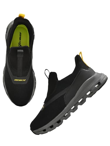 Image of Impakto Air Bounce Walking Shoes | Lightweight & Breathable Casual Shoes | Soft Cushioned Insole | Anti Skid Hexagonal Sole | Stylish Slip-in Fit System Shoes | Ideal for Walking, Gym & Casual Outing