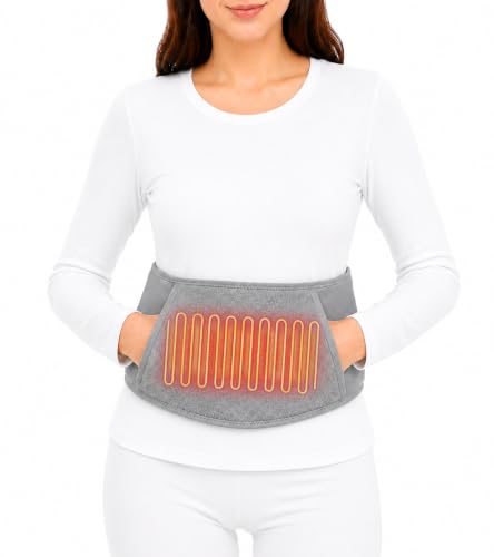 FEETMOR Heated Waist Belt, Heating Pad for Low Back and Belly, Women&rsquo;s Cordless Heating Belt for...