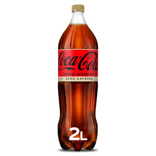 Coca-Cola Zero Azúcar Zero cafeína - Refresco de cola sin azúcar, sin calorías, sin cafeína - botella 2 L