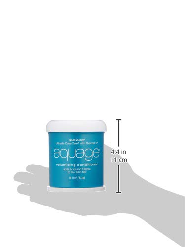 Aquage Seaextend Volumizing Conditioner, 16 Oz, Luxurious Conditioner That Prevents Haircolor Fade And Thermal Heat Styling, Adds Volume, Shine, And Fullness Without Frizz #TOP2