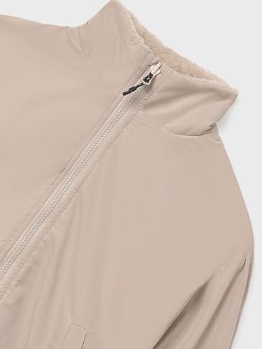 Mayoral Reversible coat for Girls Sand4