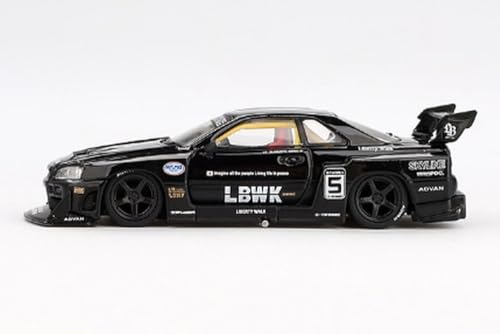 Mini GT 1/64 Nissan LB-ER34 Super Silhouette Skyline Negro miniatura 3