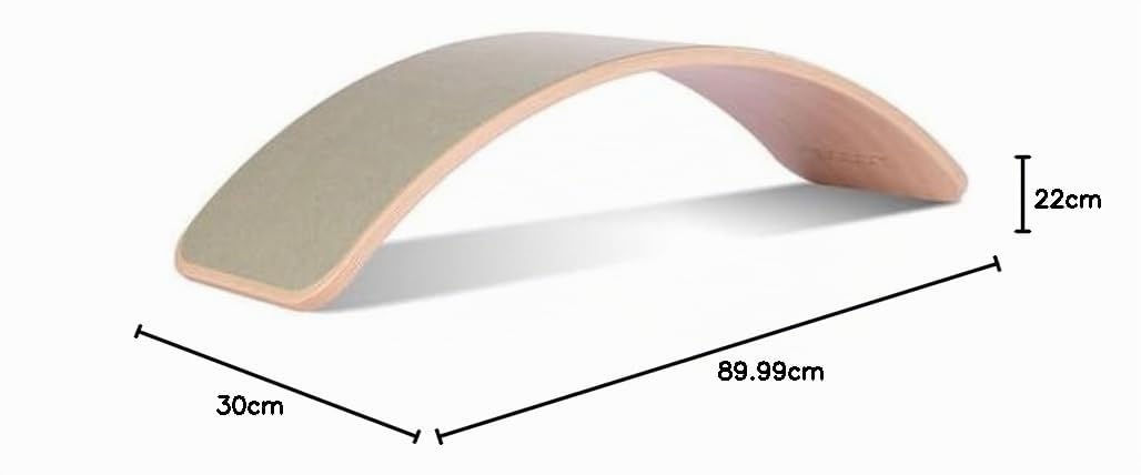 Wobbel Balanceboard transparent lackiert Forest grün yogaboard
