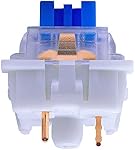 outemu Blue Switches 32 Pack, 3-Pin Clicky Tactile 50gf Dustproof Key Switches -DIY Replaceable for Mechanical Keyboard