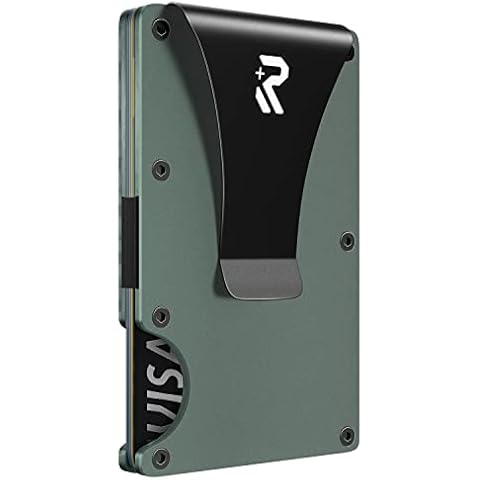 RealPlus Cartera de Tarjetera con blindaje RFID y Pinza para Billetes Cover