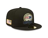 New Era New England Patriots NFL Salute to Service 2022 Black 59Fifty Basecap - 7 3/4-62cm (XXL)