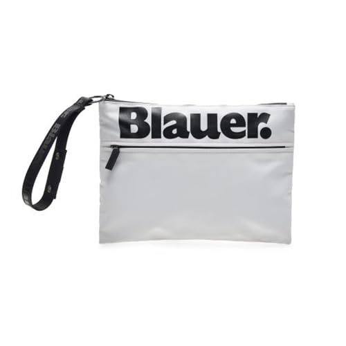 Blauer Borsa A Mano Coney Pochette Donna Poliestere Bianco Ottico Uni