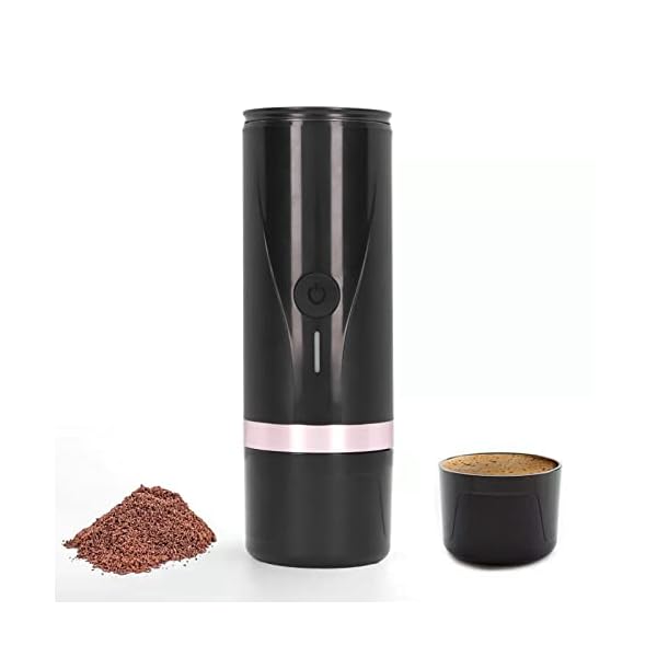Shanrya Tragbare Kaffeemaschine, 80 ml Mini-Café-Maschine, schnell aufladbarer 7800-mAh-Akku zum Trinken – Bild 3
