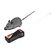 Crisis Mouse Giocattolo, Mouse Wireless Sicuro con Telecomando, Stampo Mouse Giocattolo Ratto Divertente, per Cani per Gatti(Gray)