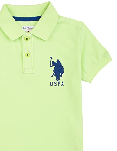 Image of U.S. Polo ASSN. Kids Polo T Shirt for Boys - 100% Cotton, Embroidered Logo, Short Sleeve, Boys Polo T Shirts