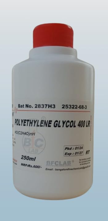 BFC POLYETHYLENE GLYCOL 400-250ml (PEG 400) (B07KXCP1C4) Amazon Price History, Amazon Price Tracker